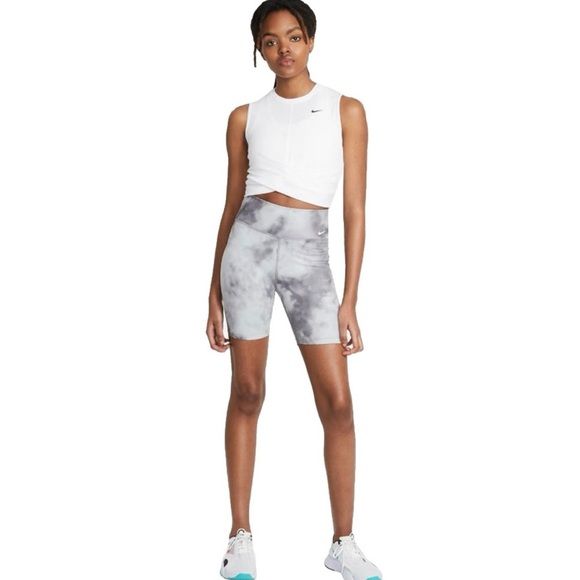 Nike Black and Gray Athletic Shorts with Moisture-Wicking Fabric - Picture 10 of 13